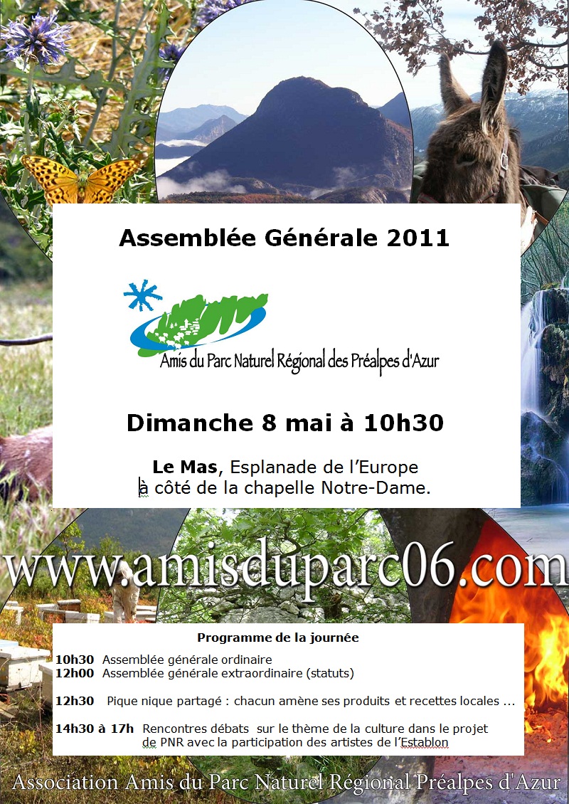Assemblée Générale des AMIS du PARC