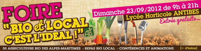 Foire « Bio et local c’est l’idéal »