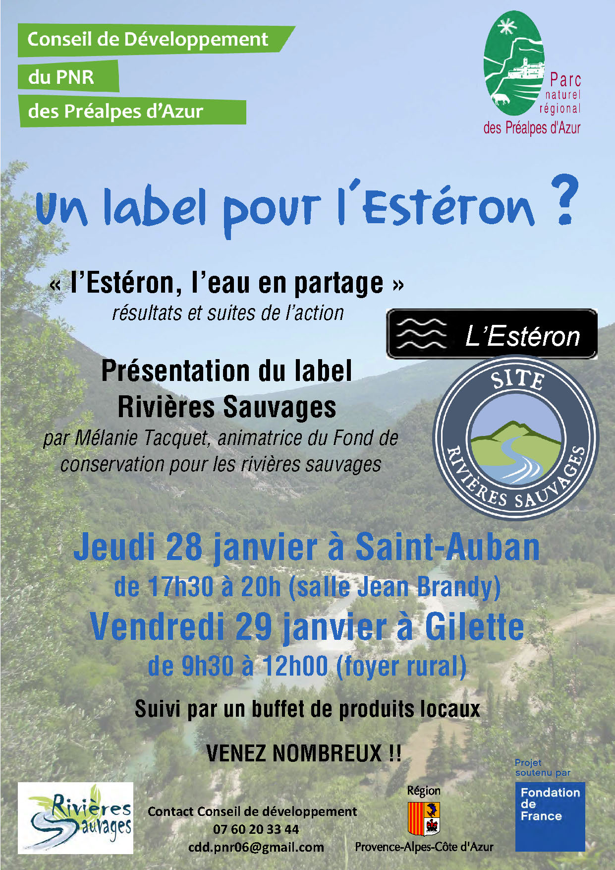 Un label pour l’Estéron ?