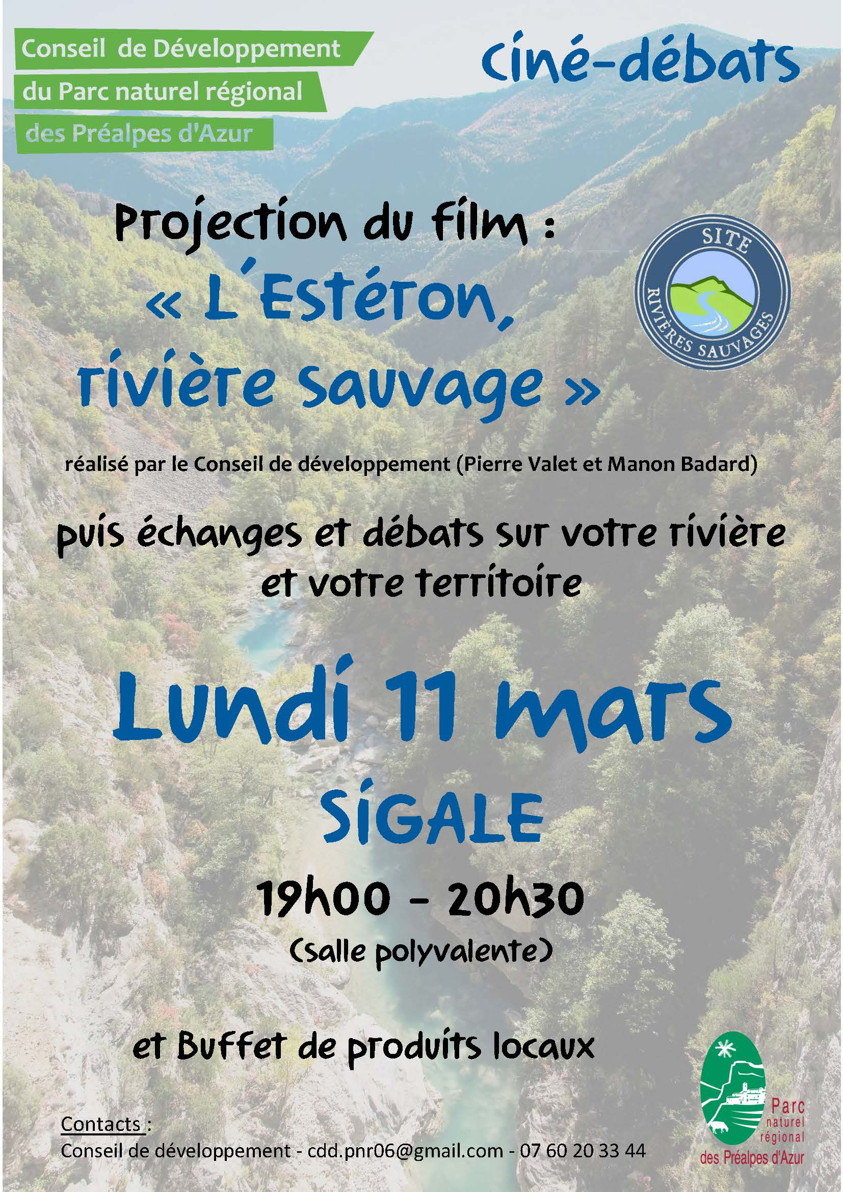 Ciné-débat : l’Estéron, rivière sauvage