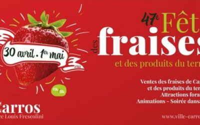 Fête des Fraises à Carros – 30 avril et 1er Mai